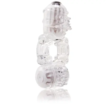 The Screaming O Big O 2 Intimate Dual Motor Clear Ring