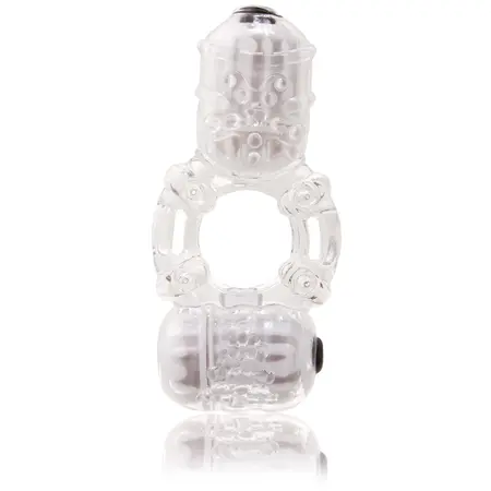 The Screaming O Big O 2 Intimate Dual Motor Clear Ring