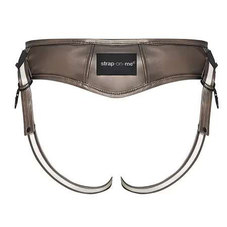 Strap-On-Me Desirous Adjustable Leatherette Harness - Padded Comfort Fit