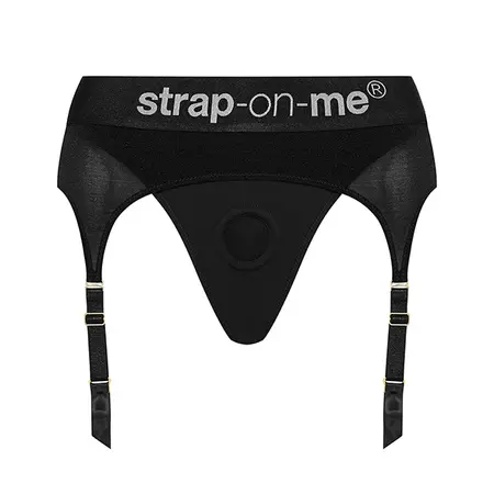 Strap-On-Me Rebel Intimate Harness Lingerie M Black Adjustable