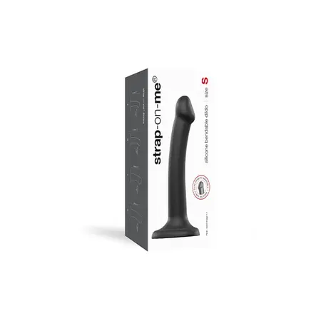 Strap-On-me Dual Density Flexible Silicone Model Black S 17cm