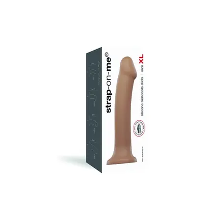 Strap-On-Me Dual Density Bendable Model XL Caramel Silicone 20cm