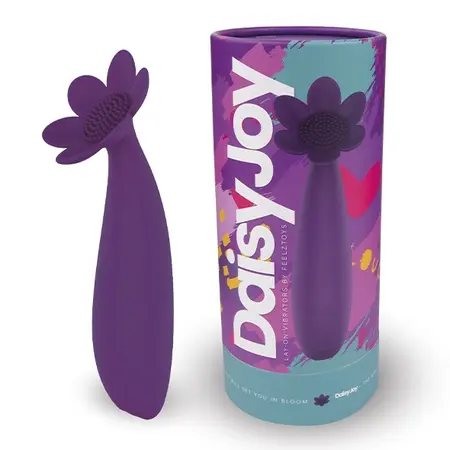 FeelzToys Daisy Joy Lay-On System Purple Silicone 20 Modes