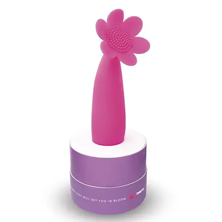 FeelzToys Daisy Joy Pink Lay-On Massager 20 Modes Silicone Waterproof