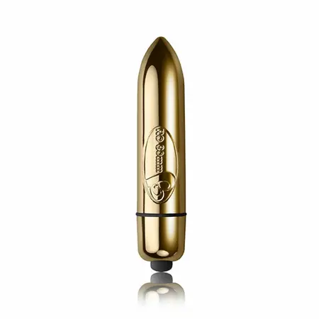 Rocks-Off RO-80mm Champagne Gold Micro Massager 1-Speed Waterproof