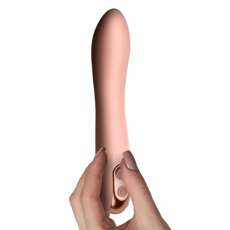 Rocks-Off Giamo Vibrator Baby Pink Waterproof Silicone USB