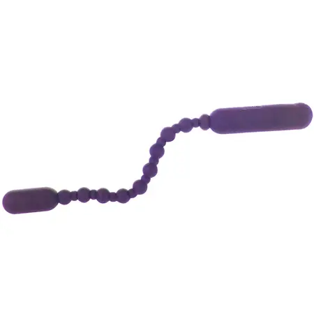 PowerBullet Booty Beads Rechargeable Flexible Silicone Purple