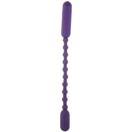 PowerBullet Booty Beads Rechargeable Flexible Silicone Purple