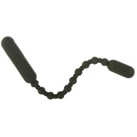 PowerBullet Booty Beads Black Flexible Silicone 7-Mode Intimate Device