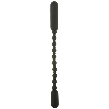 PowerBullet Booty Beads Black Flexible Silicone 7-Mode Intimate Device