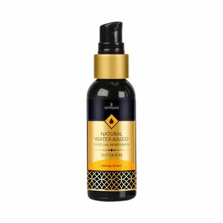 Sensuva Natural Water-Based Lubricant Butter Rum 57ml Comfort Formula