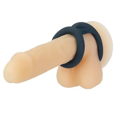 Lux Active Tug Silicone Versatile Ring System Black