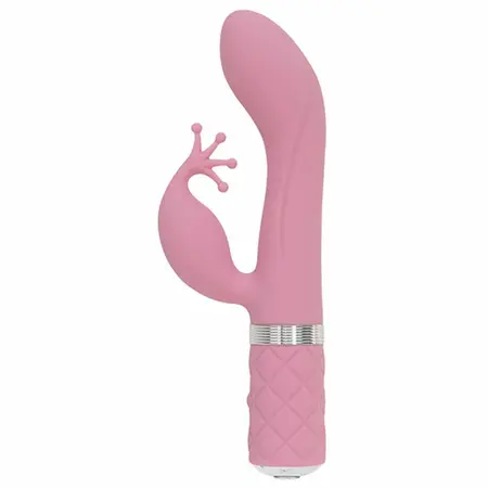 Pillow Talk Kinky Pink Dual Motor Rechargeable Silicone Device