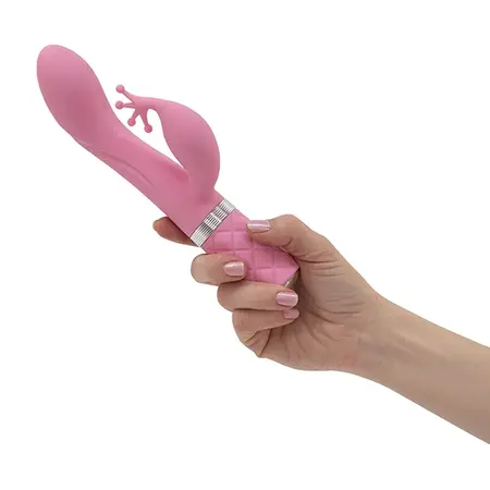 Pillow Talk Kinky Pink Dual Motor Rechargeable Silicone Device