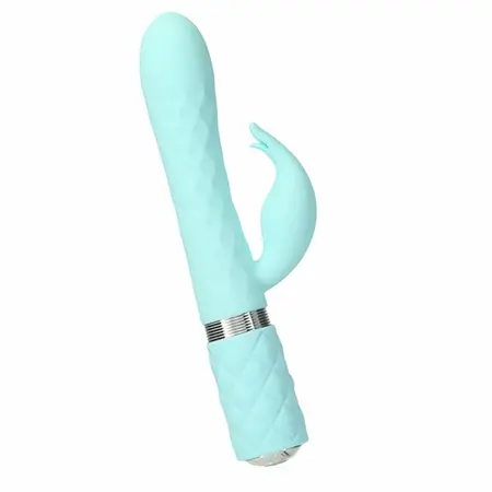 Pillow Talk Lively Teal Dual Motor Silicone Massager USB Rechargeable