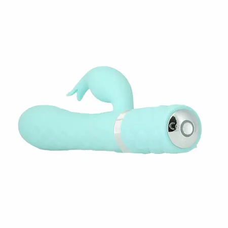 Pillow Talk Lively Teal Dual Motor Silicone Massager USB Rechargeable