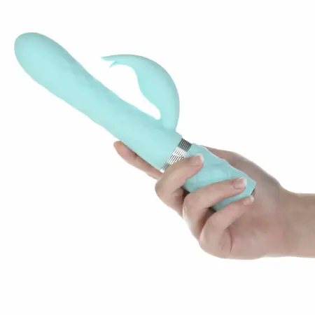 Pillow Talk Lively Teal Dual Motor Silicone Massager USB Rechargeable