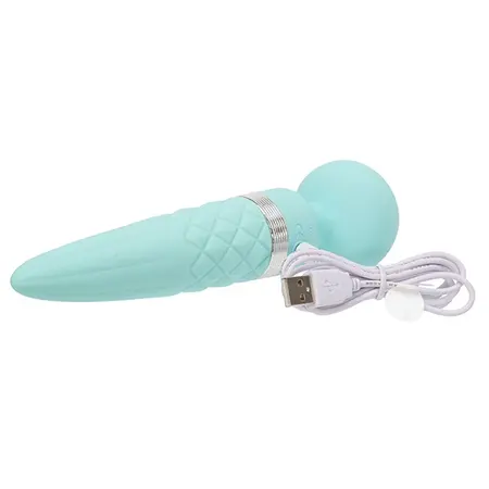 Pillow Talk Sultry Teal Rotating & Warming Intimate Wellness Device