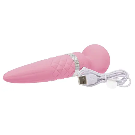 Pillow Talk Sultry Pink Rotating Intimate Device with Warming Feature