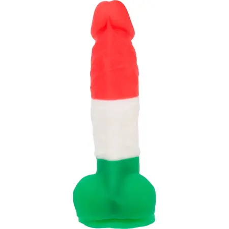 Addiction Leonardo 18 cm Multi-Color Silicone Model with Suction Base