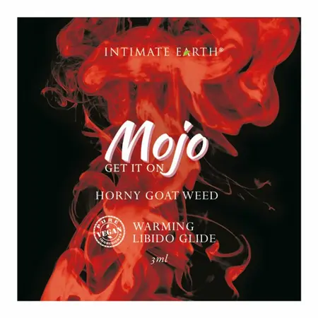 Intimate Earth Mojo Warming Glide Lubricant 3 ml Vegan Formula