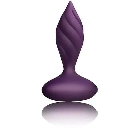 Rocks-Off Petite Sensations Desire Remote Plug Purple Silicone