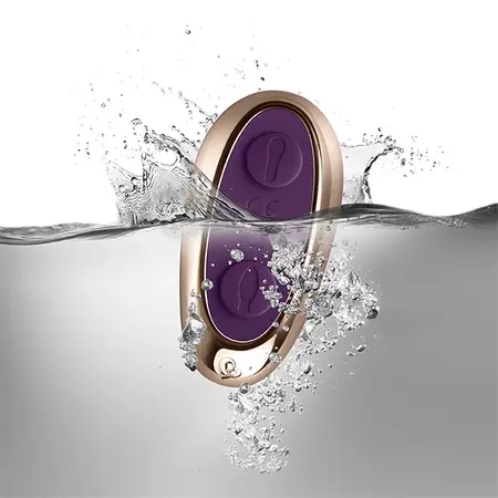 Rocks-Off Petite Sensations Desire Remote Plug Purple Silicone