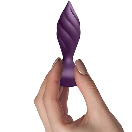 Rocks-Off Petite Sensations Desire Remote Plug Purple Silicone