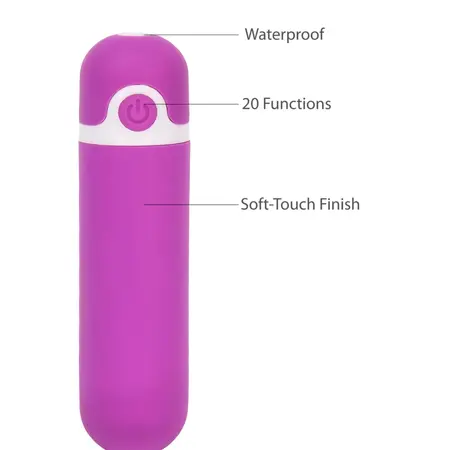 Wonderlust Purity Mini Vibration System Purple Rechargeable 20 Modes