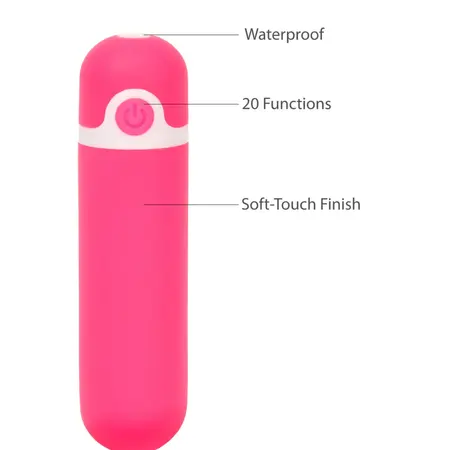 Wonderlust Purity Pink Mini Intimate Massager 20 Modes Waterproof