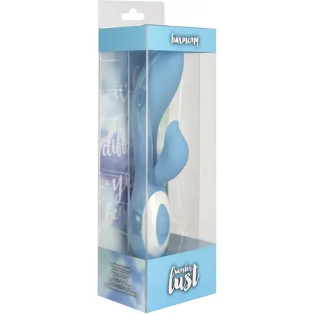 Wonderlust Harmony Blue Dual-Action Silicone Intimate Device