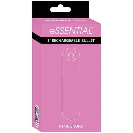 PowerBullet Essential Rechargeable Pink Bullet with Storage Case