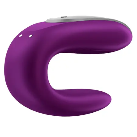 Satisfyer Double Fun Violet - Interactive Intimate Device for Couples