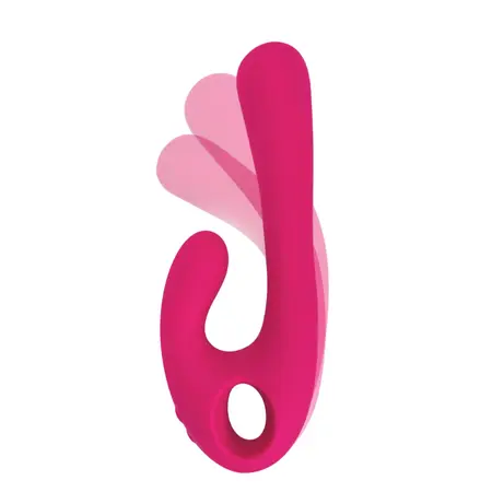 Nomi Tang Flex Bi Intimate Device Red Violet Flexible Dual Motor