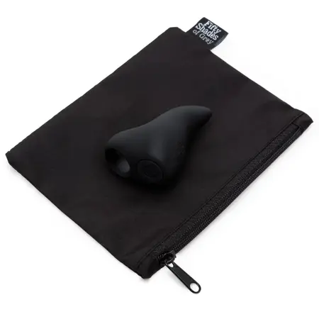 Fifty Shades of Grey Sensation Rechargeable Finger Vibrator Black