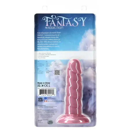 Addiction Fantasy 14 cm Silicone Intimate Device Unicorn Pink