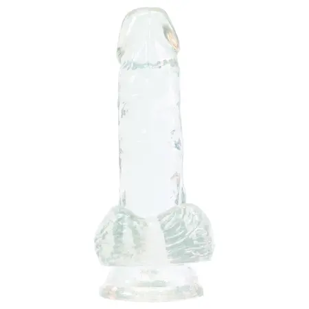BMS Factory Crystal Addiction Clear Intimate Model 15 cm, Suction Base