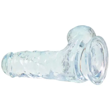 BMS Factory Crystal Addiction Clear Intimate Model 15 cm, Suction Base