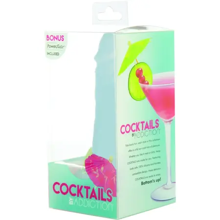 Addiction Cocktails Blue Lagoon 14 cm Silicone Model with Suction Base