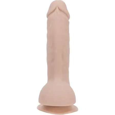 Addiction Brad 19 cm Anatomical Model with Suction Cup Beige Silicone