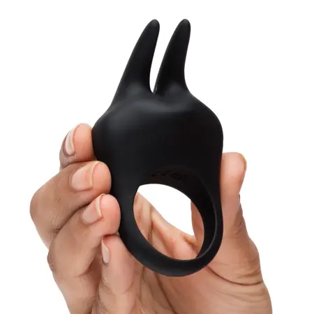 Fifty Shades of Grey Sensation Ring USB Rechargeable Black Silicone