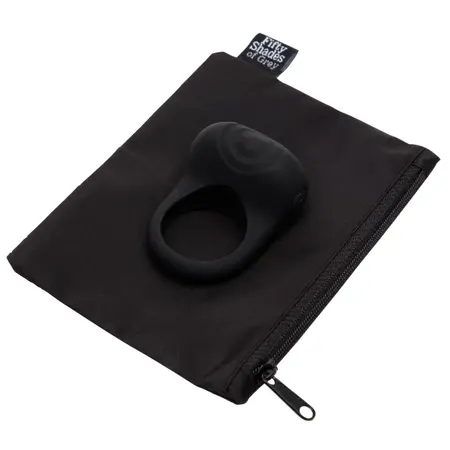 Fifty Shades of Grey Sensation Rechargeable Silicone Intimate Ring Black
