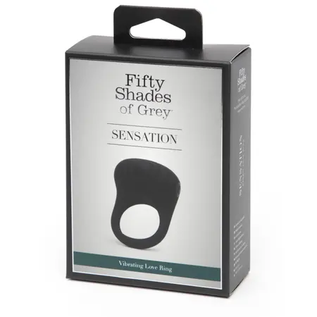 Fifty Shades of Grey Sensation Rechargeable Silicone Intimate Ring Black
