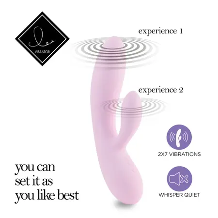 FeelzToys Lea Strawberry Dual-Motor Silicone Intimate Device 202mm