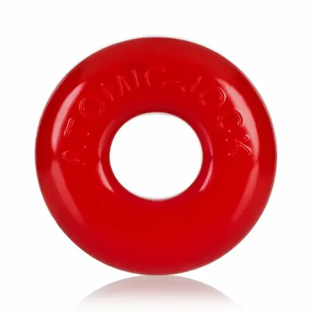 Oxballs Ringer Do-Nut 1 Set - 3-Pack, Multi-Color, Thick FLEX-TPR Rings