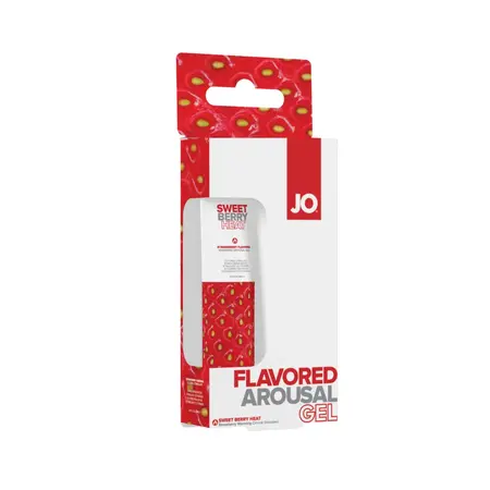 System JO Sweet Berry Heat Intimate Gel 10ml - Flavored Warming Formula