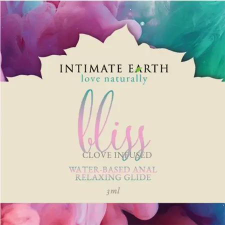 Intimate Earth Bliss Water-Based Anal Relaxing Glide 3 ml Clove Formula