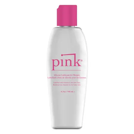 Pink Silicone Intimate Lubricant 140ml - Long-Lasting, Botanical Care