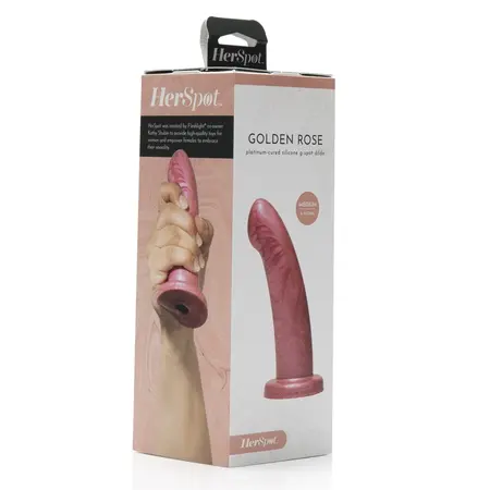 Fleshlight HerSpot Golden Rose Intimate Model Medium Silicone 15.3cm
