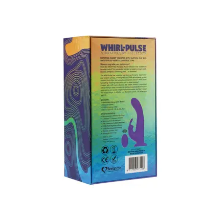 FeelzToys Whirl-Pulse Purple Dual-Action Rotating System 20cm